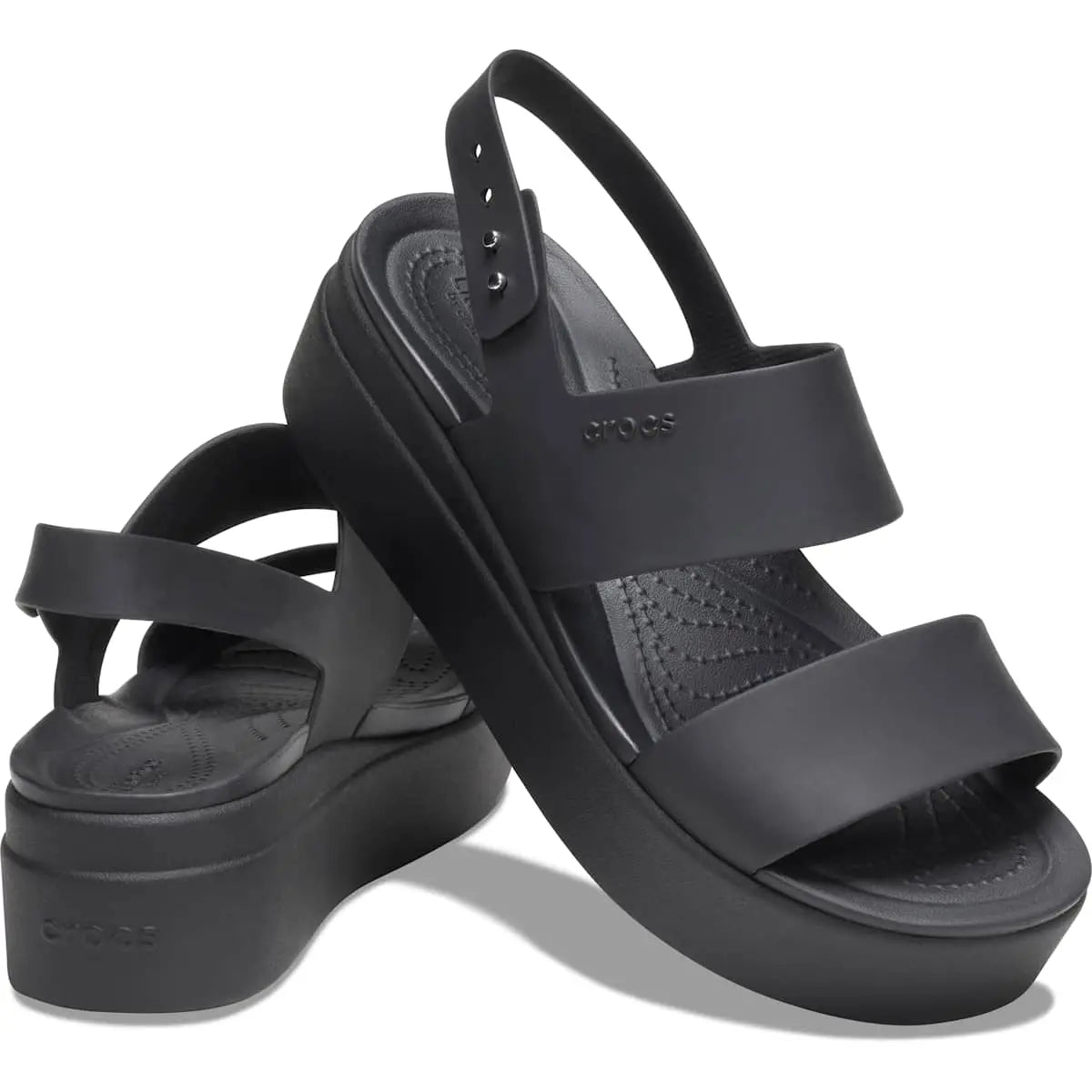 Crocs Women'S Brooklyn Low Wedge Platform Sandals